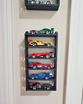 Buy 6 Car Hot Wheels And Matchbox Compatible Wall Mount Showcase Display Tower • 12.52£
