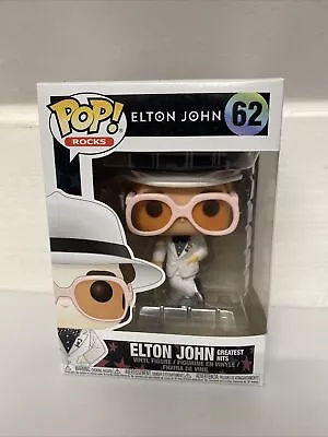Buy Funko Pop! Rocks: Elton John No 62 In White Suit , Greatest Hits • 54£