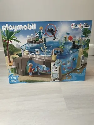 Buy Playmobil 9060 Family Fun Aquarium Pool Enclosure With Fillable Water - Unopened • 32£