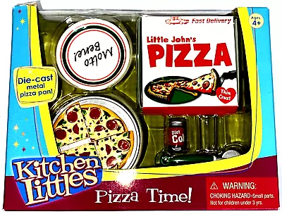 Buy KITCHEN LITTLES PIZZA TIME! SET OF 10 DOLL MINIATURE ITEMS Die-Cast Metal VTG • 56.67£