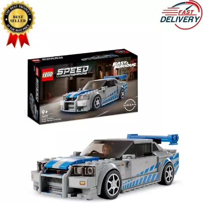 Buy LEGO 76917 Speed Champions 2 Fast 2 Furious Nissan Skyline GT-R (R34) Race Car • 14.77£