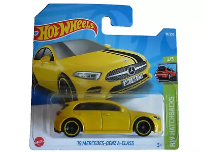Buy Hot Wheels 2022 - '19 Mercedes-benz A-class [ Yellow ] Short Card • 2.50£