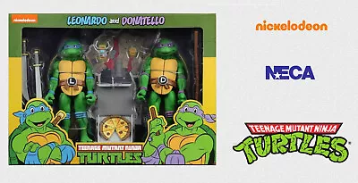 Buy NECA - Teenage Mutant Ninja Turtles - Leonardo & Donatello - 2 Pack NEW & ORIGINAL PACKAGING! • 124.84£