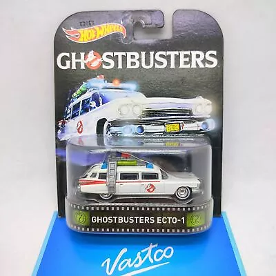 Buy 2016 Hot Wheels Retro Entertainment GHOSTBUSTERS ECTO-1 Diecast 1:64 Scale DJF42 • 38.09£