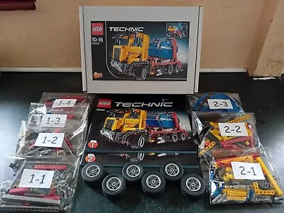 Buy LEGO Technic 42034 Container Truck - 100% Complete, Instructions And Gift Box  • 94.95£