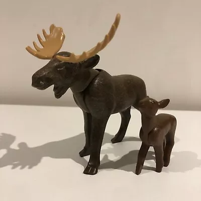 Buy Playmobil Wildlife Safari & Zoo Animals: Moose & Deer Companion • 10£