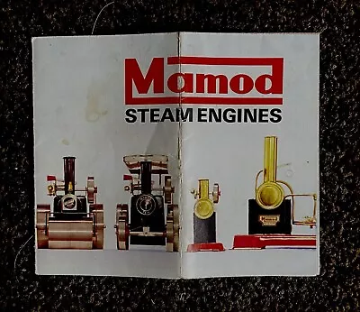 Buy Vintage 1960’s Mamod Steam Engines Fold Out Brochure- Catalogue Of Products • 3.99£