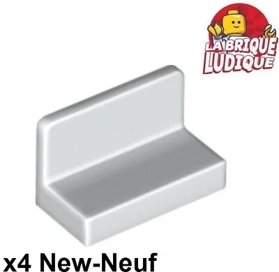 Buy LEGO 4x Panel Panel 1x2x1 Rounded Corners White/white 4865b NEW • 1.10£