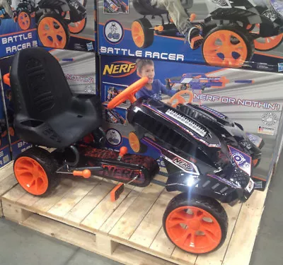 Buy Nerf Battle Racer Kids Go Kart Ride On Pedal Car Gokart Pedaling Car *NEW* • 229.95£