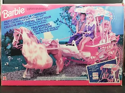 Buy ♥ Mattel BARBIE DREAM Carriage Sprint Horse Doll Figure Play Set • 428.24£