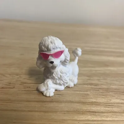 Buy 2009 Mattel Barbie White Poodle With Glasses Small Toy • 10.99£