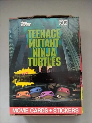 Buy Teenage Mutant Ninja Turtles Topps Trading Cards 1990 Full Box 36 Unopened Packs • 69.99£