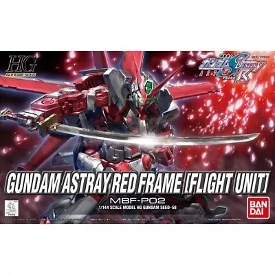 Buy Gundam Astray Red Frame [Flight Unit] HG 1/144 Bandai Model Kit Damaged Box • 14£