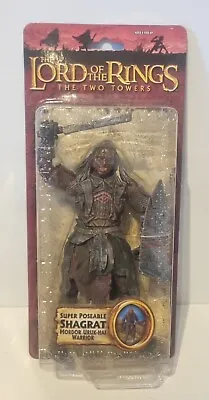 Buy Lord Of The Rings Ttt Action Figure Shagrat Mordor Uruk-hai Warrior Toybiz Moc • 50£