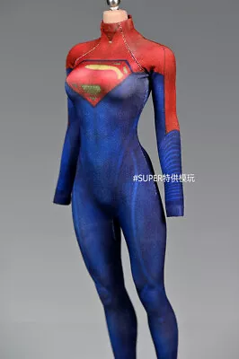 Buy 1/6 Supergirl Tight Suit For 12'' Female Figure Phicen Hot Toys Worldbox • 32.63£
