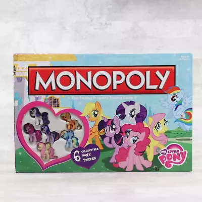Buy My Little Pony Monopoly Board Game Hasbro Complete With 6 Collectible Tokens • 52.09£