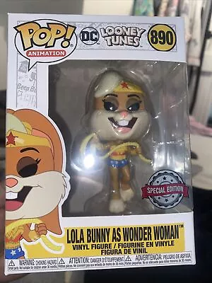 Buy DC X Looney Tunes: Lola Bunny As Wonder Woman Funko POP! Vinyl • 10£