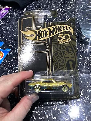 Buy Hot Wheels 50th Anniversary 67 Camaro *GOLDEN CHASE CAR!* Lot No 2 • 25£