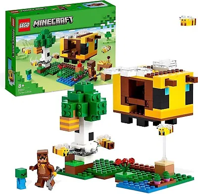 Buy LEGO Minecraft The Bee Cottage? 254 Piece Construction Set 21241 Ages 8+ 2023 • 13.99£