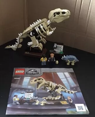 Buy LEGO Jurassic World: T. Rex Dinosaur Fossil Exhibition (76940) Complete. • 9.99£