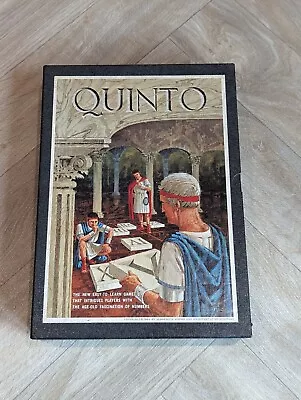 Buy Vintage QUINTO 1964 Strategy Board Game By 3M Bookshelf Game Complete VGC Rare • 24.99£