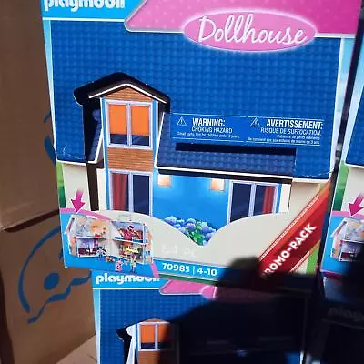 Buy Playmobil 70985 Take Along Modern Doll's House Damaged Box Bargain • 20.95£