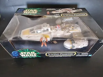 Buy Star Wars Power Of The Force Y-Wing Fighter W/ Rebel Pilot Brand New  MIB • 199.99£