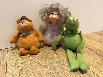 Buy Very Rare Vintage Muppet Beanbag Toys Fisher Price Set 1979 Kermit Piggy Fozzie • 59.99£