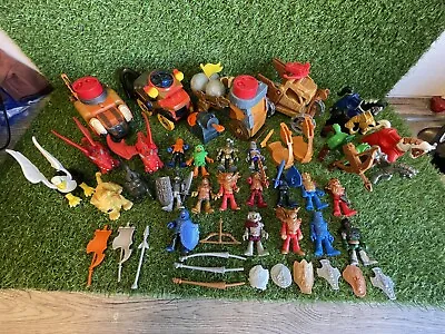 Buy HUGE Fisher-Price Imaginext Eagle Talon CATAPULT / Knights Dragons Lion Lot 2012 • 84£
