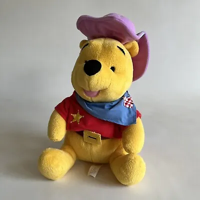 Buy Mattel Fisher Price Disney 2004 Winnie The Pooh In Sheriff Outfit Soft Toy Plush • 9.95£
