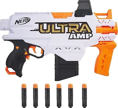 Buy NERF Ultra Amp Motorized Blaster 6-Dart Clip Magazine With 6 Ultra Darts • 17.26£