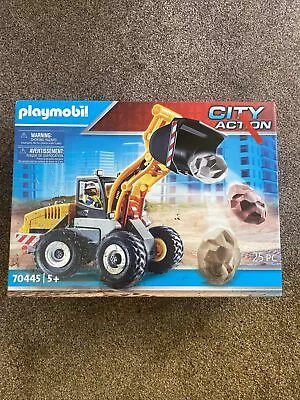 Buy Playmobil City Action Wheel Loader Kids Truck Construction Pretend Playset 70445 • 21.99£