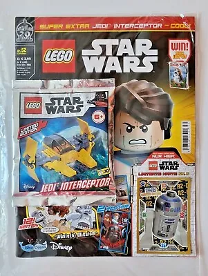 Buy LEGO® Star Wars Magazine #52 With Minifigure Jedi Interceptor And Gold Card, New • 7.70£