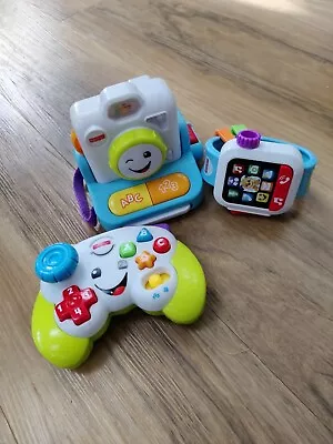 Buy Fisher-Price Laugh And Learn Smart Watch, Camera And Controller Sound And Lights • 8£