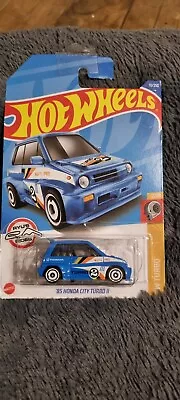 Buy Hot Wheels ‘85 Honda City Turbo II. Blue. Z13/250. HW Turbo 2/10. Long Card • 4.99£
