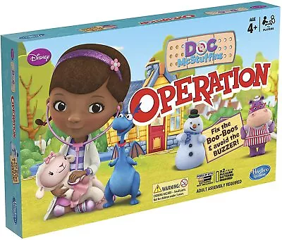 Buy Hasbro Disney Doc McStuffins Operation Childrens Classic Board Game  • 14.99£