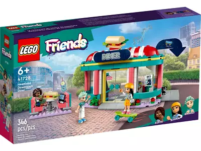 Buy LEGO Friends Heartlake Downtown Diner 41728 Set Age 6+ 346 Pieces - Brand New • 17.49£