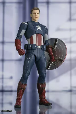Buy Bandai S.H. Figuarts Captain America ( Cap Vs Cap) Avengers Action Figure • 79.95£