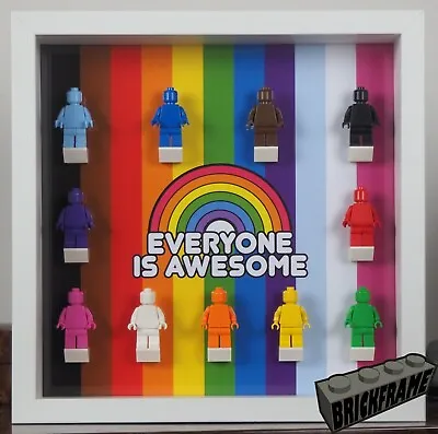 Buy Display Frame To Display Lego Everyone Is Awesome Minifigures -  40516 • 26.50£