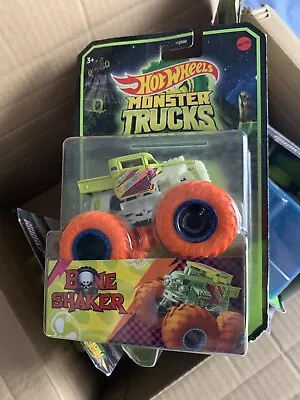 Buy Hot Wheels Monster Truck 1 64 Glow In The Dark Bone Shaker Glow-in-the-Dark Toy • 10.99£