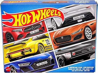 Buy Hot Wheels European Car Culture Multipacks Of 6 Toy Cars, 1:64 Scale HMG12-9C9G • 14.99£
