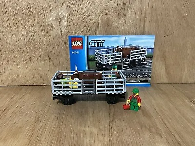 Buy Lego City Train Coach From 60052 With Figure And Cow • 19.50£