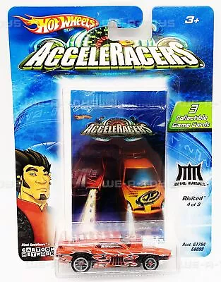 Buy Hot Wheels AcceleRacers Metal Maniacs Rivited Car 4 Of 9 Mattel 2004 #G8099 NEW • 36.70£