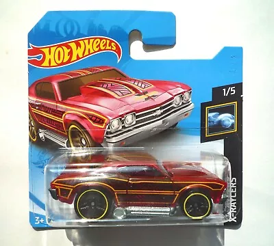 Buy Hot Wheels (Red) 69 Chevelle X-Raycers 1/5 (Short Card) 77/250 GTC46 • 2.65£