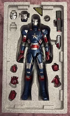 Buy Marvel Hot Toys Iron Man 3 Iron Patriot 1/6 Scale Figure Collectable Diecast • 229.99£