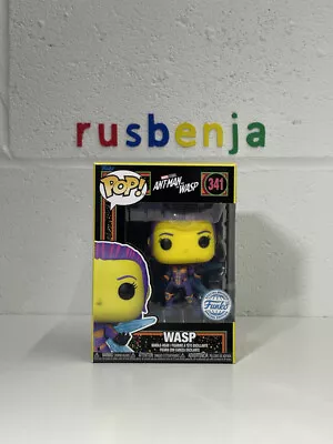 Buy Funko Pop! Marvel Ant-man And The Wasp Blacklight Wasp #341 • 8.99£