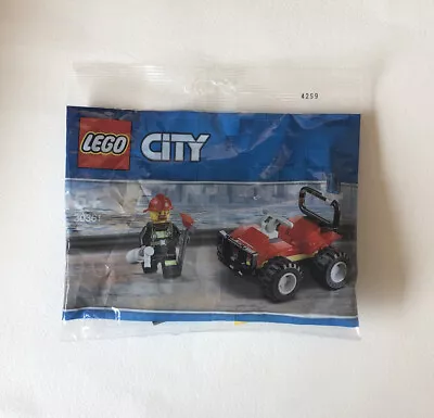 Buy Lego City 30361 - Mini Fire ATV Quad Bike And Fireman - New Polybag • 4.50£