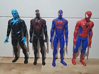 Buy Marvel Titan Hero Electro & Spider-Man Action Figure X4 12” Inch Hasbro Bundle • 11.99£