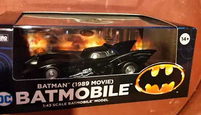 Buy Batman 1989 Movie 1:43 Scale Die Cast Batmobile New In Protective Case Eaglemoss • 22£
