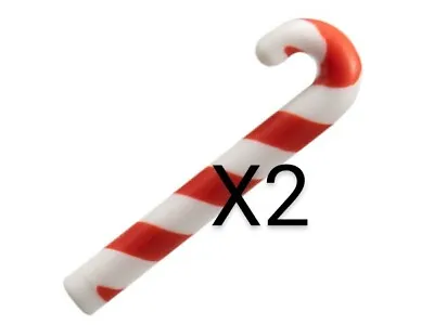 Buy 2 X Lego Candy Cane Red White Stripe Cane Christmas Winter Village • 5.99£